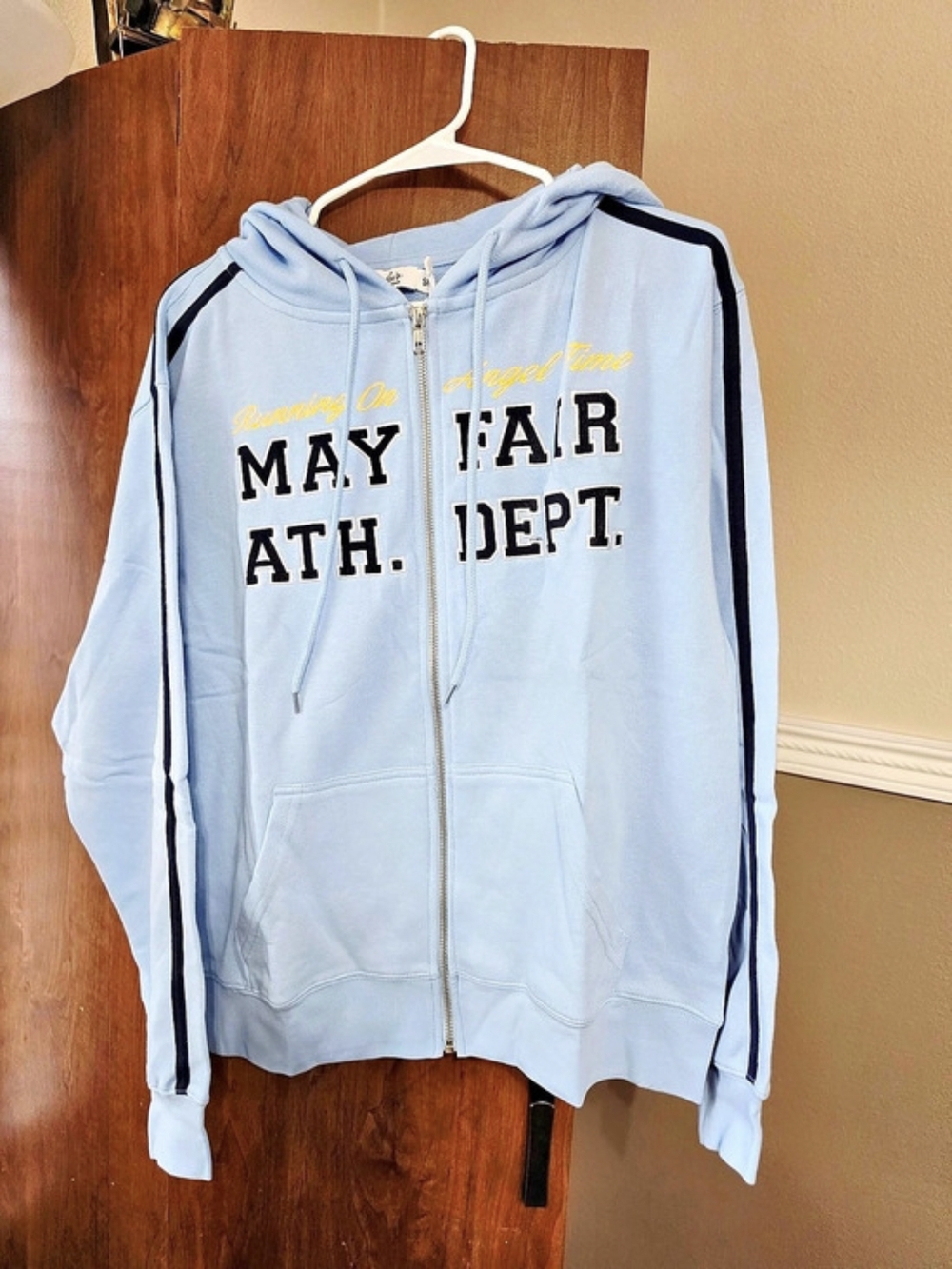 The Mayfair Group Mayfair Athletic Dept. Zip-Up Hoodie Blue